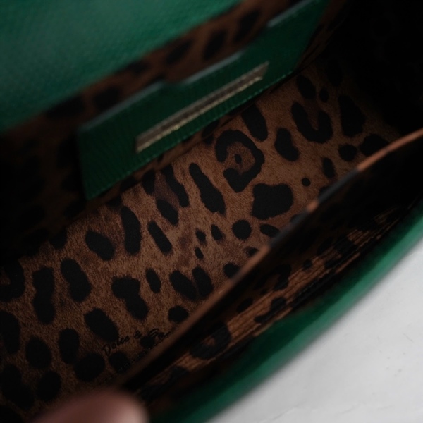Túi D&G xanh logo đính đá màu sz25 (BQ) KG+