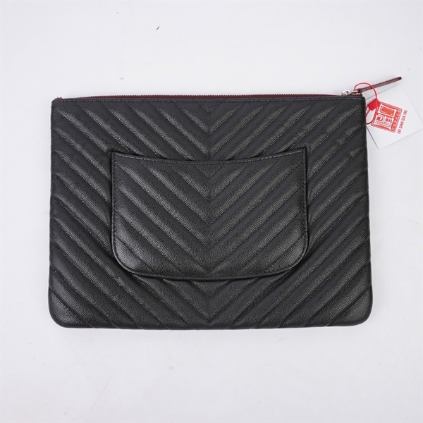Túi Chanel Clutch đen (23998560) sz27 (BQ) KG+