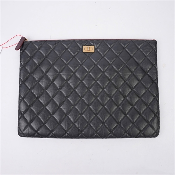 Túi Chanel Clutch đen (25354037) sz33 (BQ) KG+