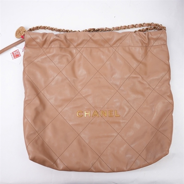 Túi Chanel Hobo nude kèm ví (H45G7AT4) sz38 KG+