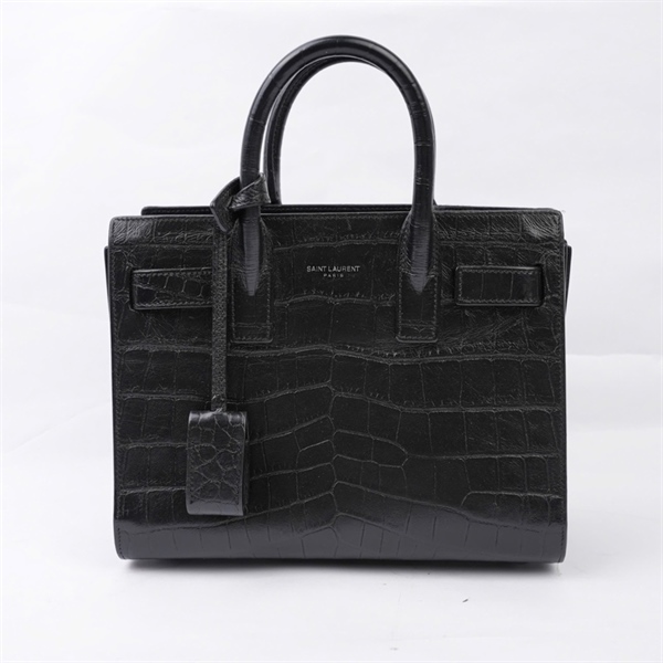 Túi YSL Handle đen kèm ổ khóa sz22 (BQ) KG+