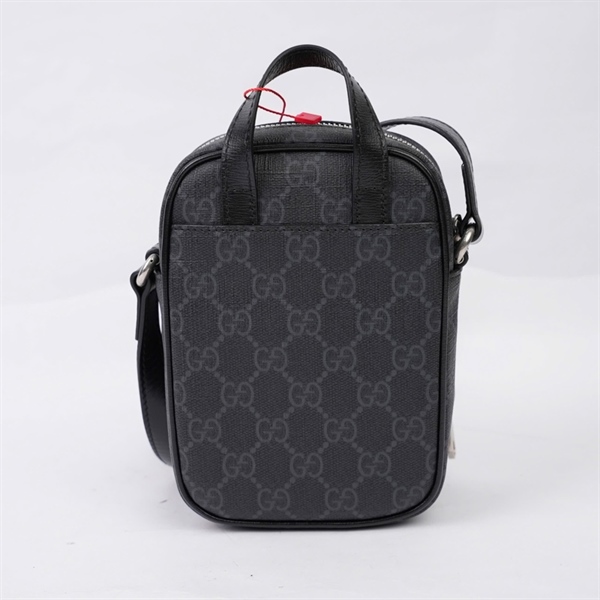 Túi GG đeo chéo đen (672952-0416) sz11 (BQ) KG+