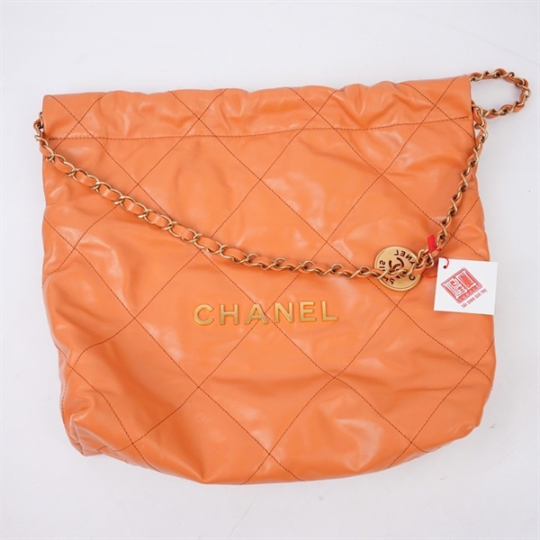 Túi Chanel Hobo cam kèm ví (HXU1C9NJ) sz29 (BQ) KG+