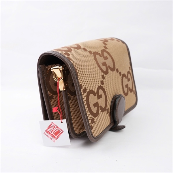 Túi GG đeo chéo nâu (699438-525040) sz16 (BQ) KG+