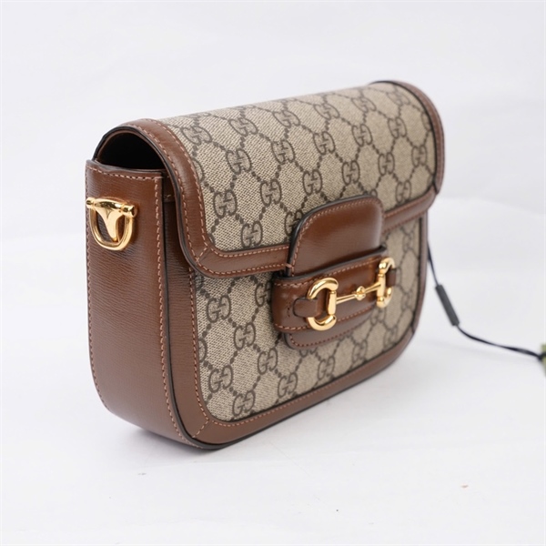 Túi GG 1955 xám 2 strap (658574-493075) sz19 (BQ) KG+