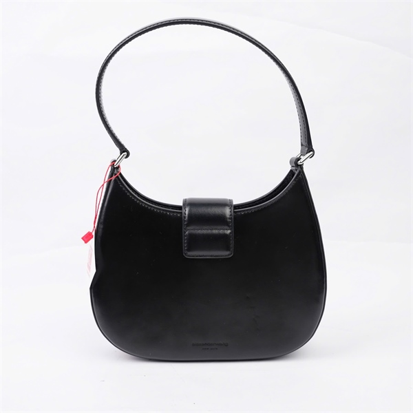 Túi Alexander Wang đen khóa đính đá sz19 (BQ) KG+