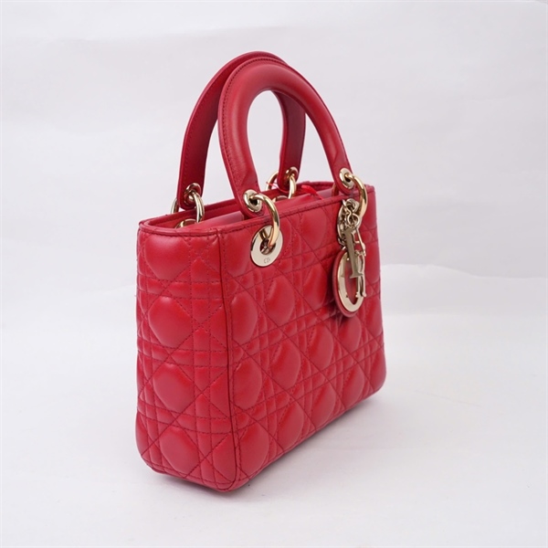 Túi Dior Lady đỏ (29-MA-0197) szS (BQ) KG+