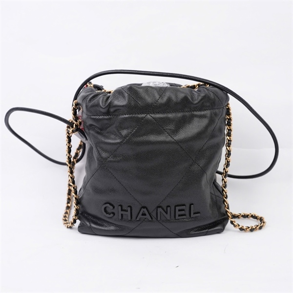 Túi Chanel Hobo đen AL20E906) sz17 (BQ) KG+