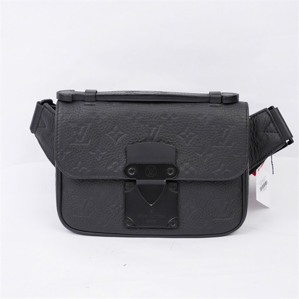 Túi LV Bumbag hoa đen da bê sz21 (BQ) KG+