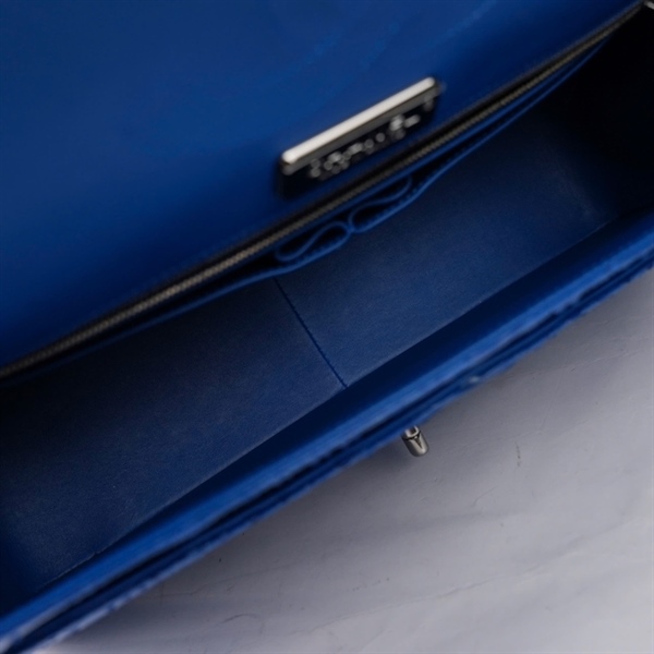 Túi Chanel Classic Jumpo xanh da trăn (22509658) sz30 (BQ) KG+