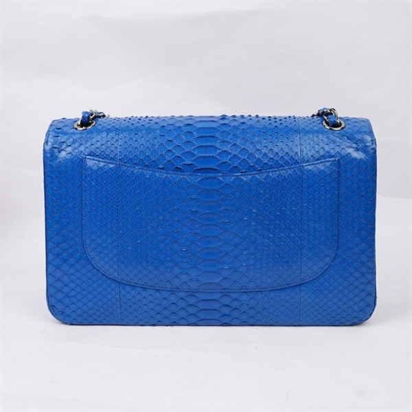 Túi Chanel Classic Jumpo xanh da trăn (22509658) sz30 (BQ) KG+