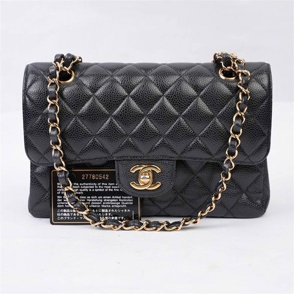 Túi Chanel Classic đen (27780542) sz22 (BQ) KG+