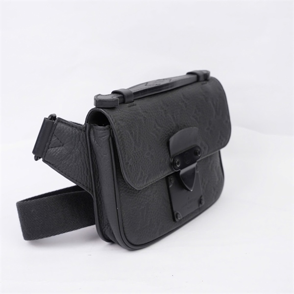 Túi LV Bumbag hoa đen da bê sz21 (BQ) KG+