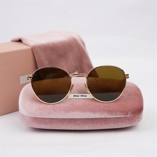 Kính Miu Miu râm gọng vàng SMU55Z 5AK-09Z (50-20-140) KG+