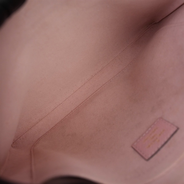 Túi LV Clutch ô vuông nâu viền hồng (TN0240) sz28 (BQ) KG+