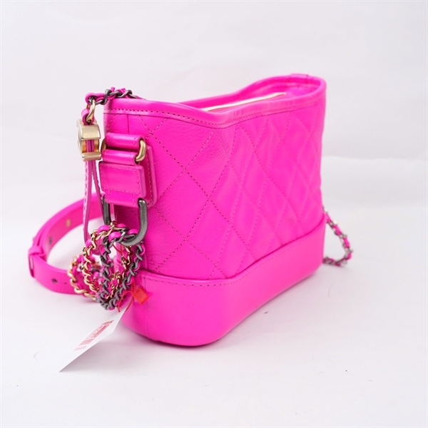 Túi Chanel Gab hồng (29125130) sz19 (BQ) KG+