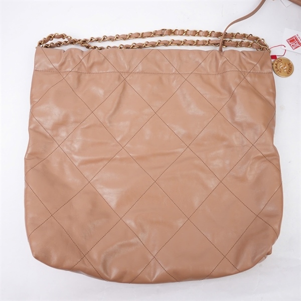 Túi Chanel Hobo nude kèm ví (H45G7AT4) sz38 KG+
