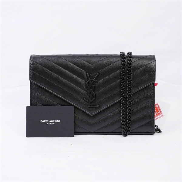 Túi YSL đeo chéo đen sz22 (BQ) KG+