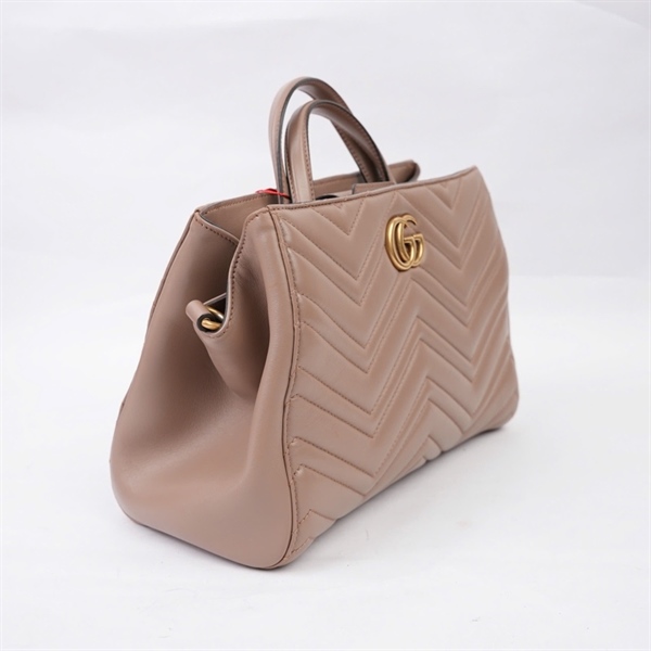 Túi GG Handle nâu (448054-591693) sz26 (BQ) KG+