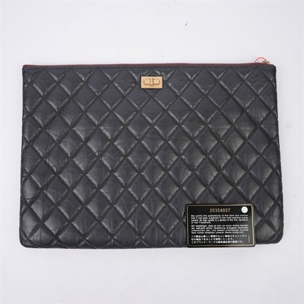 Túi Chanel Clutch đen (25354037) sz33 (BQ) KG+