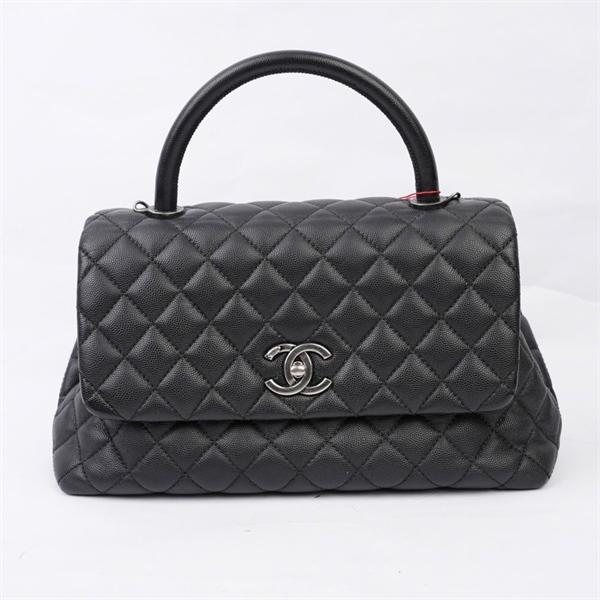 Túi Chanel Coco đen (23265190) sz28 (BQ) KG+