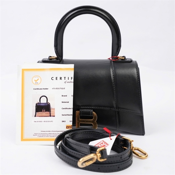 Túi Balenciaga Handle đen sz19 (BQ) KG+