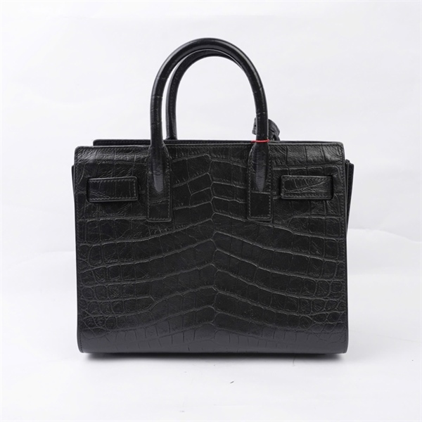 Túi YSL Handle đen kèm ổ khóa sz22 (BQ) KG+