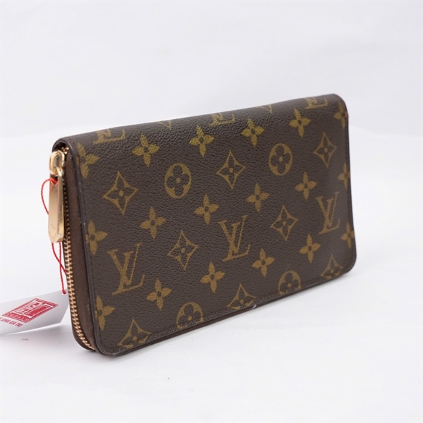 Ví LV hoa nâu có khóa zip (LT) KG+