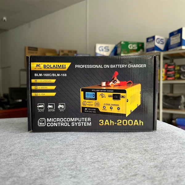 Sạc ắc quy điện tử Bolaimei 12V/24V - 15A