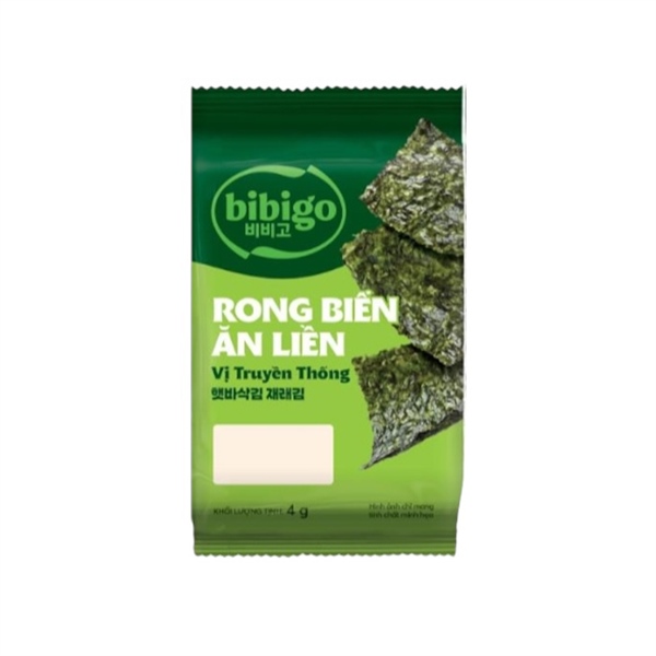 Rong biển ăn liền vị truyền thống Bibigo 4GR