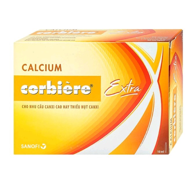 Calcium corbiere Extra 10ml Sanofi VN bổ sung calci ( H*3vỉ*10ống) (Ống)
