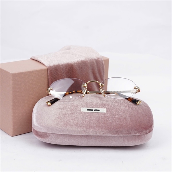 Kính Miu Miu mắt mèo SMUA54 5AK-08N (51-20-140) KG+