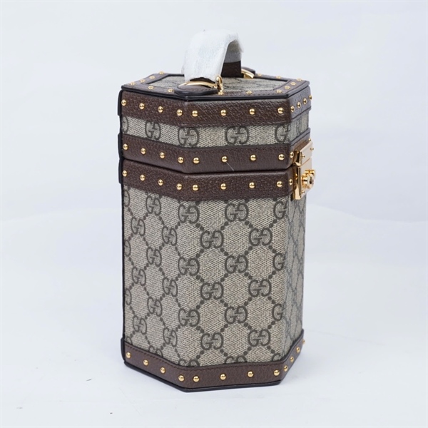 Túi GG cốp hình trụ xám sz12 (LU)+