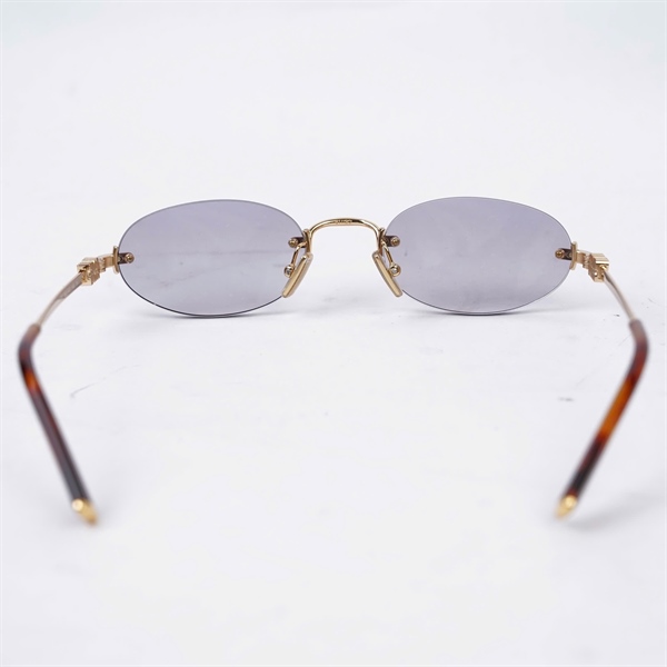 Kính Miu Miu mắt mèo gọng vàng SMUA54 5AK-04O (51-20-140) KG+