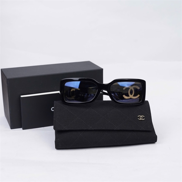 Kính Chanel đen mắt vuông đen 5526 c501/W1 (61-20-140) KG+