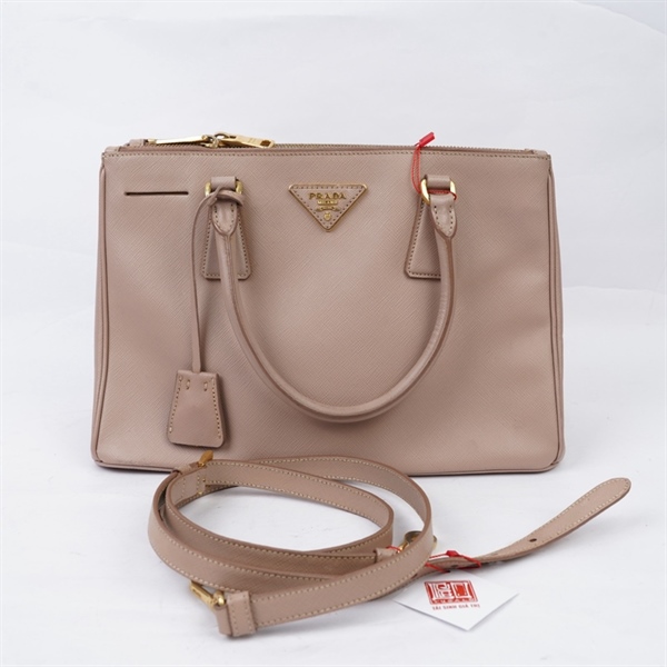 Túi Prada Handle nude sz31 KG+