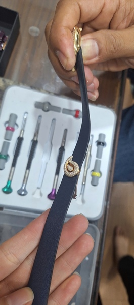 Dây đồng hồ Chopard xanh +