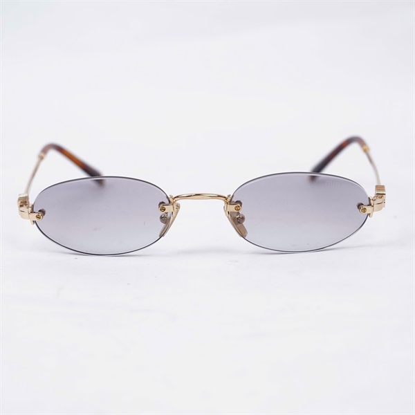 Kính Miu Miu mắt mèo gọng vàng SMUA54 5AK-04O (51-20-140) KG+