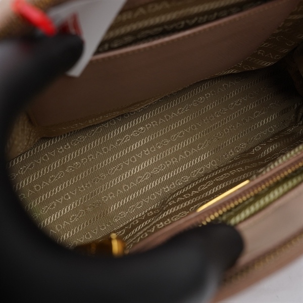 Túi Prada Handle nude sz31 KG+