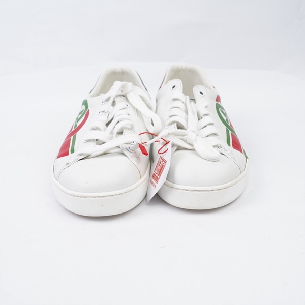 Giày GG trắng sọc xanh đỏ sz6 (UK) KG+