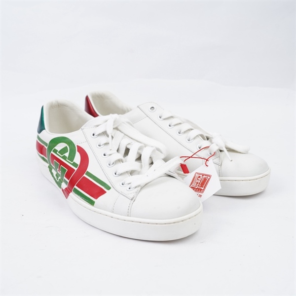 Giày GG trắng sọc xanh đỏ sz6 (UK) KG+