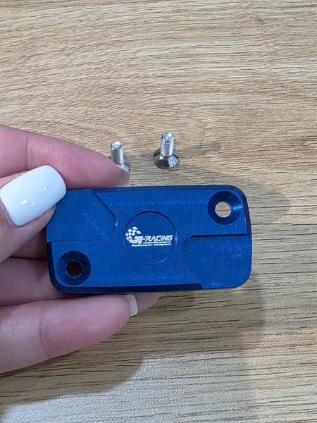 Nắp Bình dầu nhôm CNC nguyên khối Màu Xanh Dương