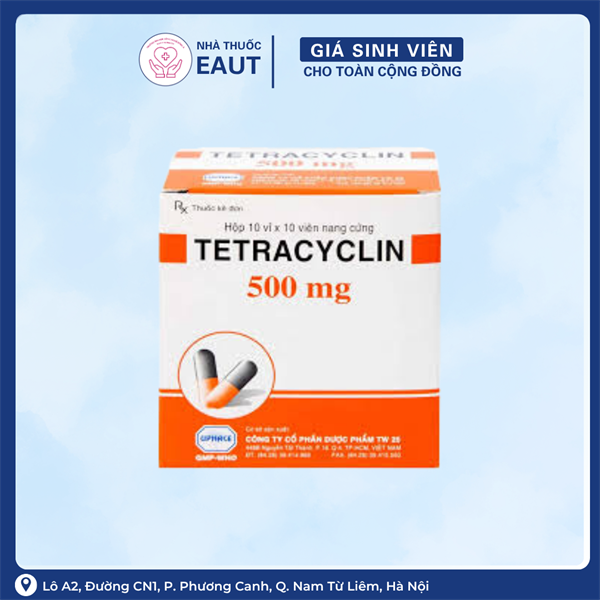 TETRACYCLIN 500MG UPHACE 10X10