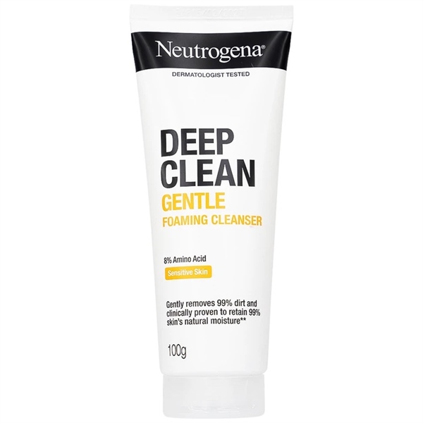 Sữa rửa mặt Neutrogena DEEP CLEAN gentle foaming cleanser 100g