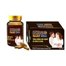 King gold max Chai*30viênTăng cường sinh lực và sinh lý nam Golden Health