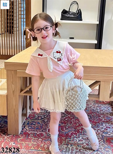 32828- Set váy thủy thủ HELLO KITTY