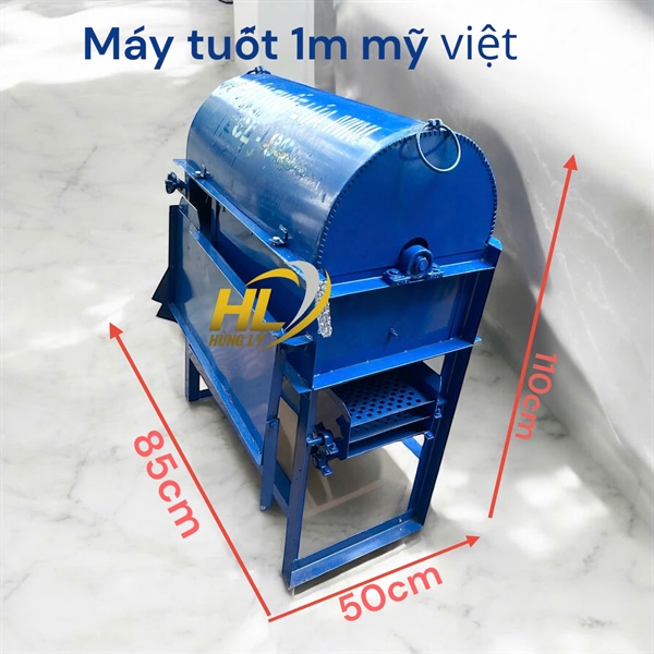 Máy tuốt lúa 1M mini Mỹ Việt