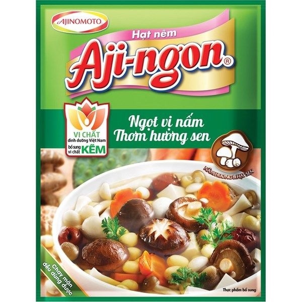 Hạt nêm Aji-ngon từ nấm Hương và hạt sen gói 400g