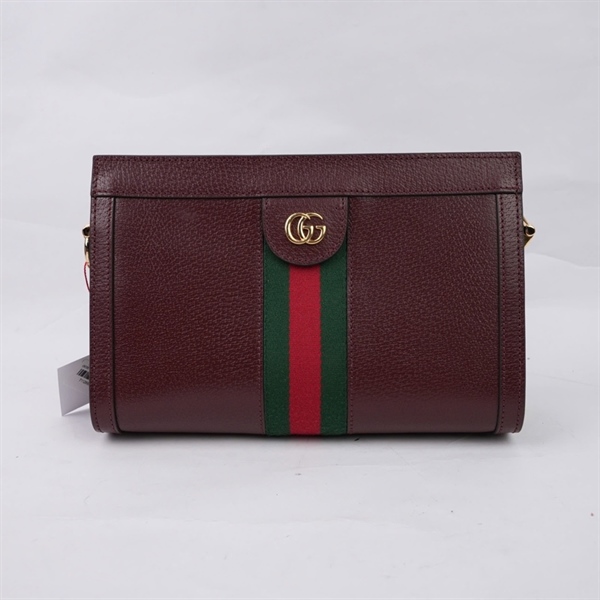 Túi GG Ophidia nâu đỏ (503877-493075) sz26 (BMC) KG+