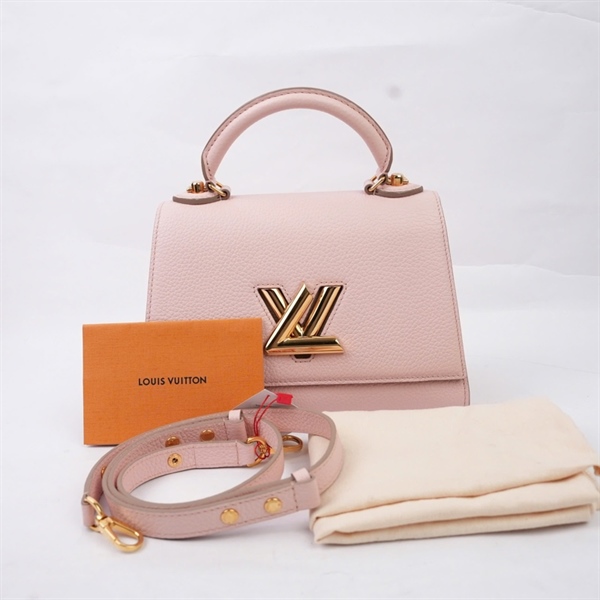 Túi LV Twist Handle hồng sz25 (BMC)+